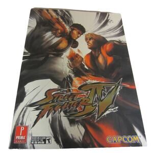 Street Fighter IV Official Prima Strategy Guide Capcom PS3 Xbox 360